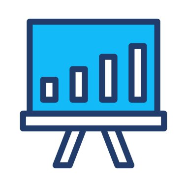 Diyagram simgesi vektör illüstrasyonu 