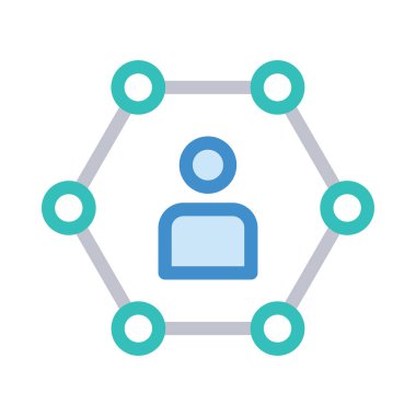 Beyaz arka plan, vektör, illüstrasyon izole iş hattı düz simge