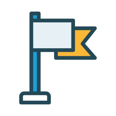 Beyaz arka plan, vektör, illüstrasyon izole iş hattı düz simge