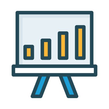 Diyagram simgesi vektör illüstrasyonu 