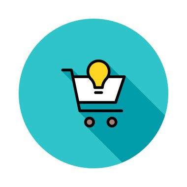 Beyaz arka plan, vektör, illüstrasyon izole iş hattı düz simge