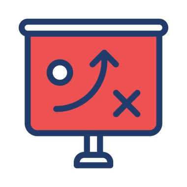 Beyaz arka plan, vektör, illüstrasyon izole iş hattı düz simge