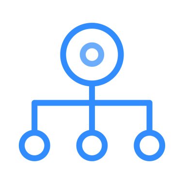 Düz beyaz arka plan, vektör, illüstrasyon izole iş simgesi