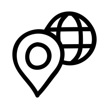 Düz beyaz arka plan, vektör, illüstrasyon izole iş simgesi