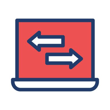 Düz beyaz arka plan, vektör, illüstrasyon izole iş simgesi