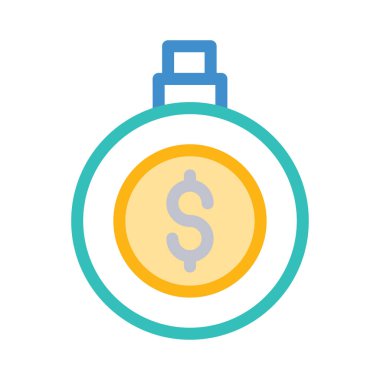 Düz beyaz arka plan, vektör, illüstrasyon izole iş simgesi