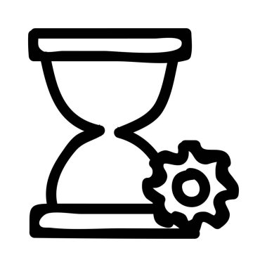 Düz beyaz arka plan, vektör, illüstrasyon izole iş simgesi