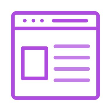 Belge web simgesi beyaz arka plan üzerinde izole iş için. Vektör çizim