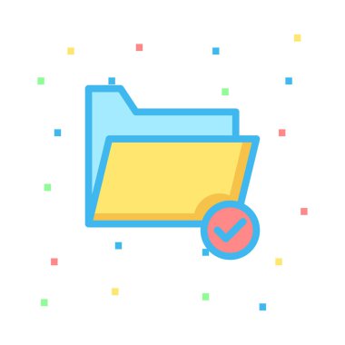 Renk web vektör simgesi 