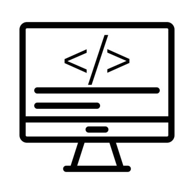 Düz beyaz arka plan, vektör, illüstrasyon izole iş simgesi