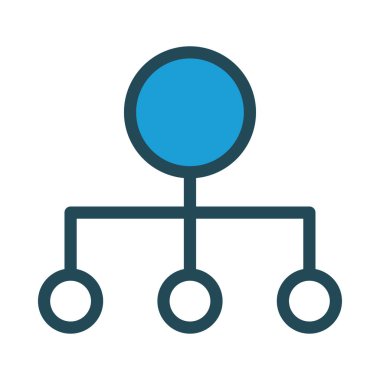 Düz beyaz arka plan, vektör, illüstrasyon izole iş simgesi