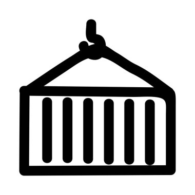 Taşıyıcı simgesi vektör illüstrasyonu 