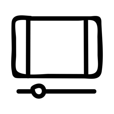 Düz beyaz arka plan, vektör, illüstrasyon izole iş simgesi