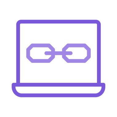 Düz beyaz arka plan, vektör, illüstrasyon izole iş simgesi