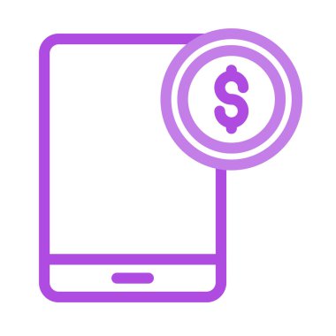 Düz beyaz arka plan, vektör, illüstrasyon izole iş simgesi