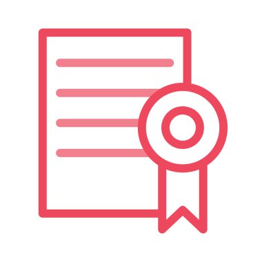 Belge web simgesi beyaz arka plan üzerinde izole iş için. Vektör çizim