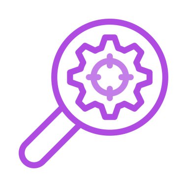 Düz beyaz arka plan, vektör, illüstrasyon izole iş simgesi