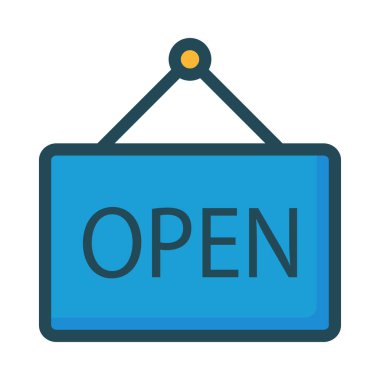 Düz beyaz arka plan, vektör, illüstrasyon izole iş simgesi