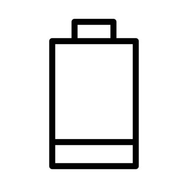 Düz beyaz arka plan, vektör, illüstrasyon izole iş simgesi