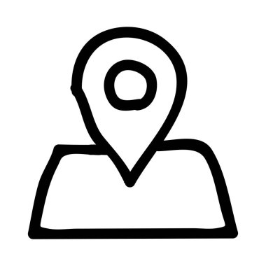 Düz beyaz arka plan, vektör, illüstrasyon izole iş simgesi