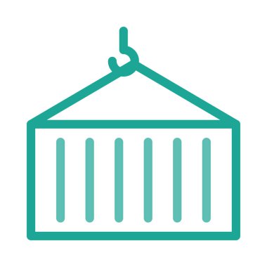 Taşıyıcı simgesi vektör illüstrasyonu 