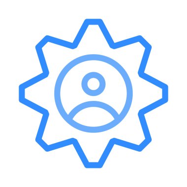 Düz beyaz arka plan, vektör, illüstrasyon izole iş simgesi