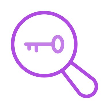 Düz beyaz arka plan, vektör, illüstrasyon izole iş simgesi