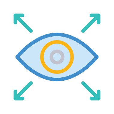 Düz beyaz arka plan, vektör, illüstrasyon izole iş simgesi