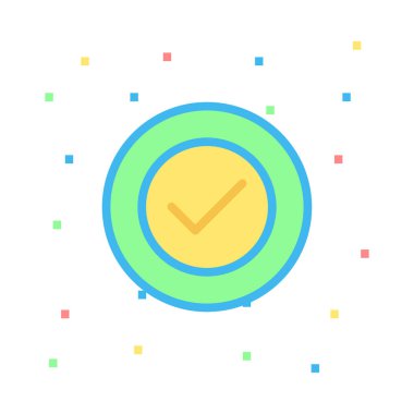 Renk web vektör simgesi 