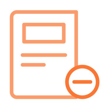 Belge web simgesi beyaz arka plan üzerinde izole iş için. Vektör çizim