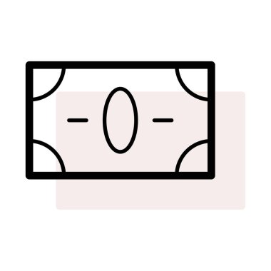 Düz beyaz arka plan, vektör, illüstrasyon izole iş simgesi