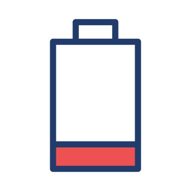 Düz beyaz arka plan, vektör, illüstrasyon izole iş simgesi