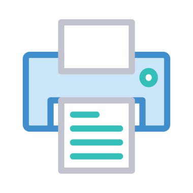 Belge web simgesi beyaz arka plan üzerinde izole iş için. Vektör çizim