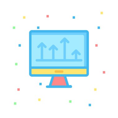 Renk web vektör simgesi 