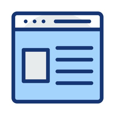 Ağ web simge vektör çizim 