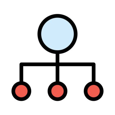 Renk web vektör simgesi 