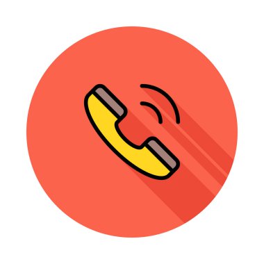 İş düz simge vektör, illüstrasyon