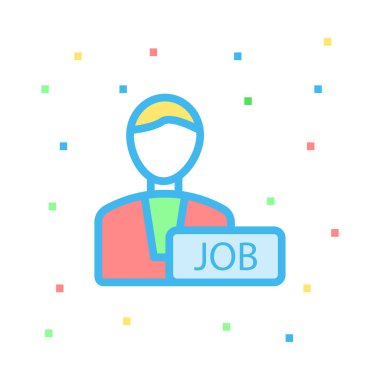 Renk web vektör simgesi 