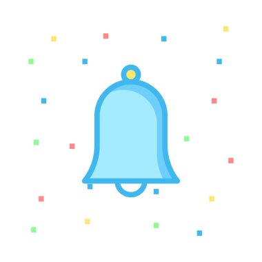 İş düz simge vektör, illüstrasyon