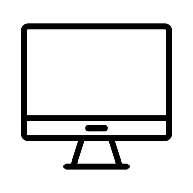 İş düz simge vektör, illüstrasyon