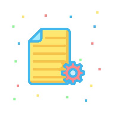 Beyaz arka plan üzerinde izole iş için Web simgesi. Vektör çizim