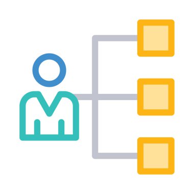 Beyaz arka plan üzerinde izole iş için Web simgesi. Vektör çizim