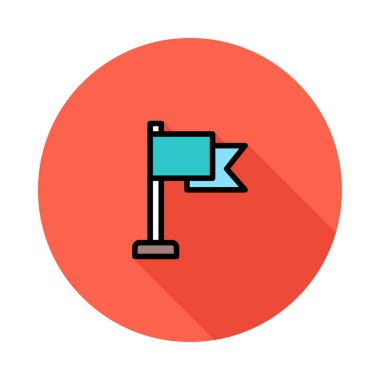 Beyaz arka plan üzerinde izole iş için Web simgesi. Vektör çizim