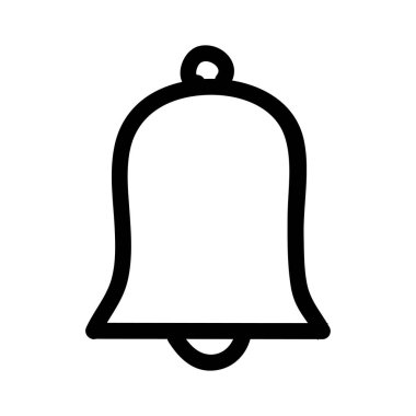Çan simgesi vektör illüstrasyonu 