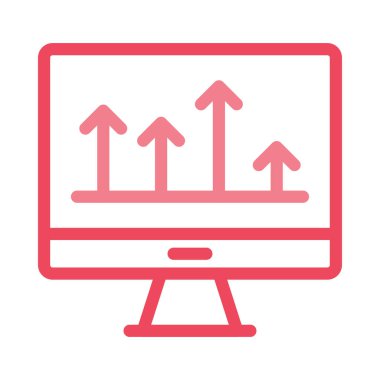 Beyaz arka plan üzerinde izole iş için Web simgesi. Vektör çizim
