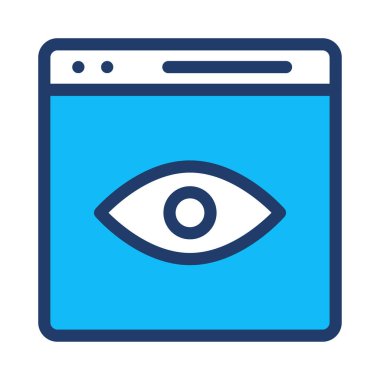 Beyaz arka plan üzerinde izole iş için Web simgesi. Vektör çizim