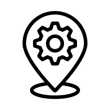 Beyaz arka plan üzerinde izole iş için Web simgesi. Vektör çizim