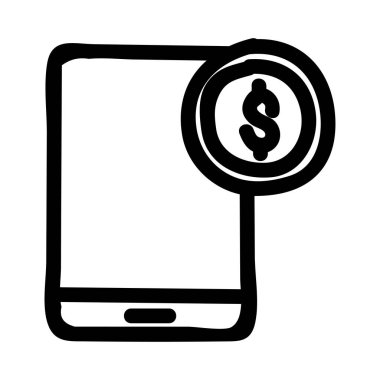 Beyaz arka plan üzerinde izole iş için Web simgesi. Vektör çizim