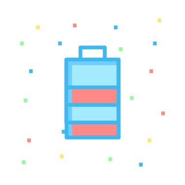 Beyaz arka plan üzerinde izole iş için Web simgesi. Vektör çizim