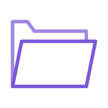 İş düz simge vektör, illüstrasyon